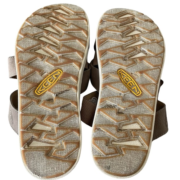 KEEN Elle Mixed Slide Platform Sandals Brindle / Birch Size 6.5 - Picture 7 of 7